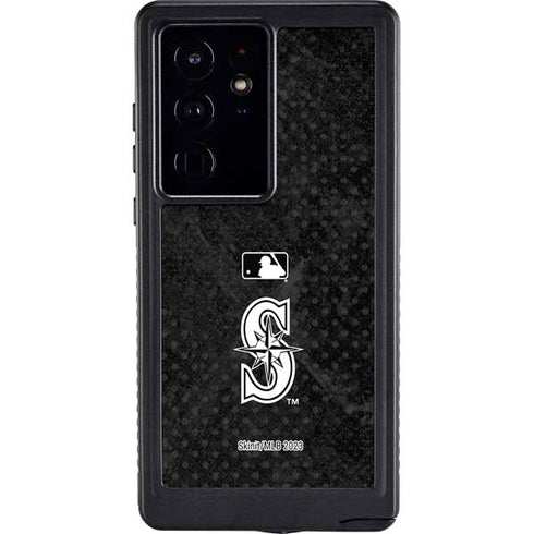 MLB Seattle Mariners Dark Wash Galaxy S24 Ultra Waterproof Case