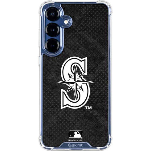 MLB Seattle Mariners Dark Wash Galaxy S25 Plus Clear Case