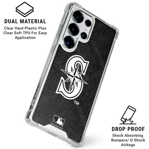 MLB Seattle Mariners Dark Wash Galaxy S25 Ultra Clear Case