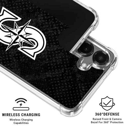 MLB Seattle Mariners Dark Wash Galaxy S26 Clear Case