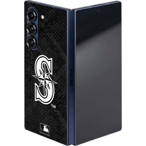 MLB Seattle Mariners Dark Wash Galaxy Z Fold6 Skin