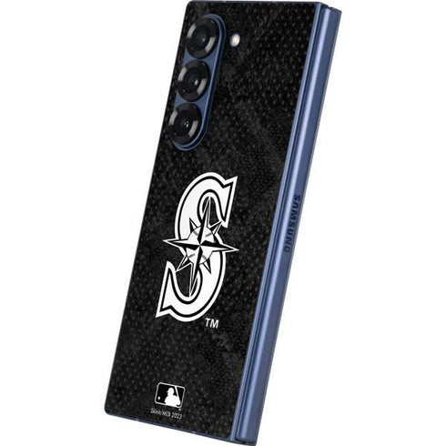MLB Seattle Mariners Dark Wash Galaxy Z Fold6 Skin