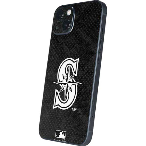 MLB Seattle Mariners Dark Wash iPhone Skins