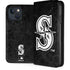 MLB Seattle Mariners Dark Wash iPhone 15 Plus Folio Case
