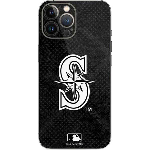 MLB Seattle Mariners Dark Wash iPhone 15 Pro Max Skin