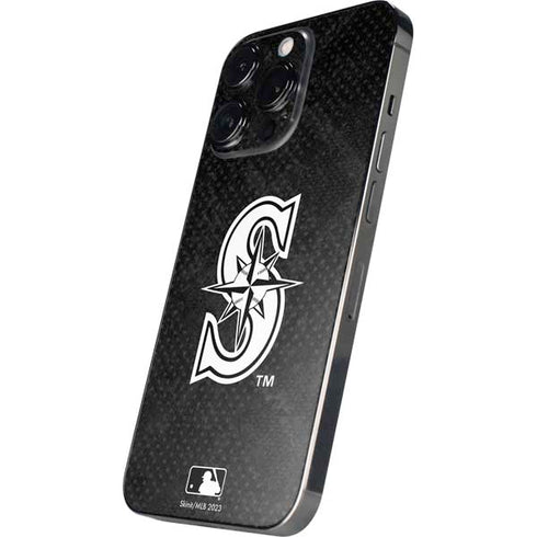 MLB Seattle Mariners Dark Wash iPhone 15 Pro Max Skin