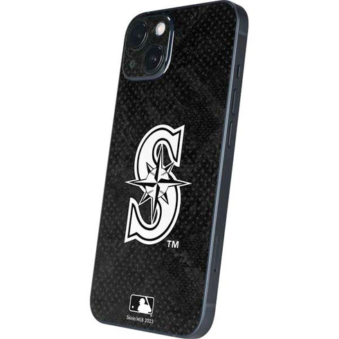 MLB Seattle Mariners Dark Wash iPhone 15 Skin