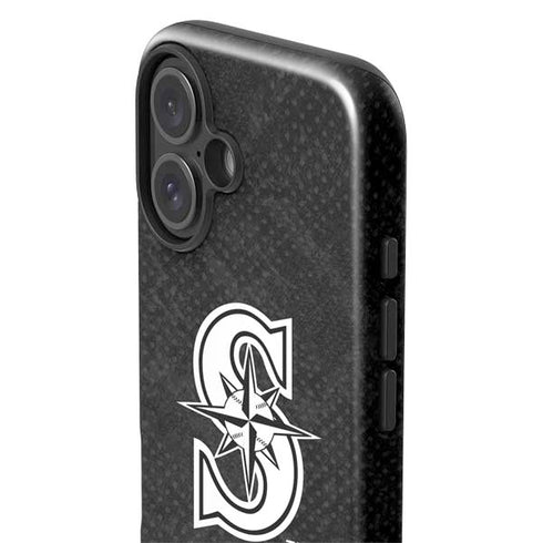 MLB Seattle Mariners Dark Wash iPhone 16 Impact Case