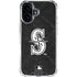 MLB Seattle Mariners Dark Wash iPhone 16 Plus Clear Case