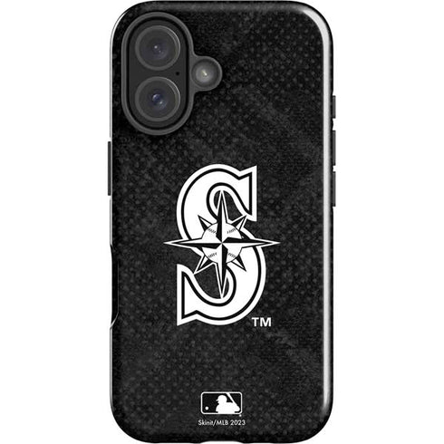 MLB Seattle Mariners Dark Wash iPhone 16 Plus Impact Case