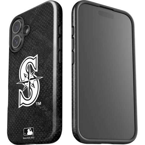 MLB Seattle Mariners Dark Wash iPhone 16 Plus Impact Case
