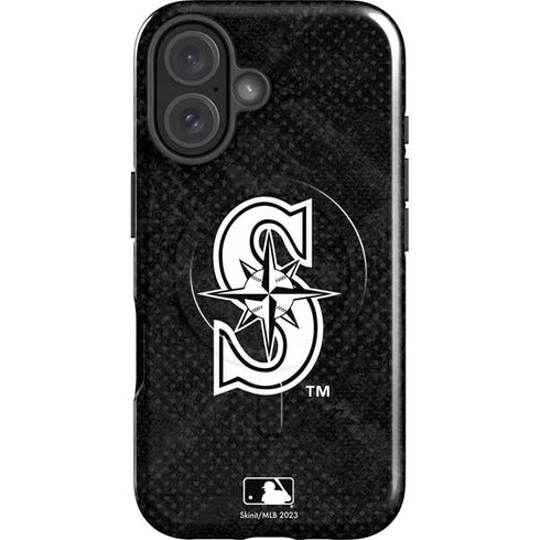 MLB Seattle Mariners Dark Wash iPhone 16 Plus Magsafe Impact Case