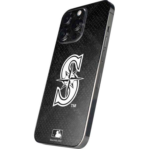 MLB Seattle Mariners Dark Wash iPhone 16 Pro Max Skin