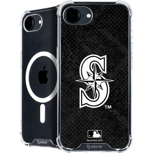 MLB Seattle Mariners Dark Wash iPhone 16e MagSafe Case