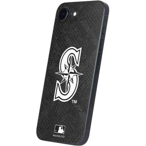 MLB Seattle Mariners Dark Wash iPhone 16e Skin