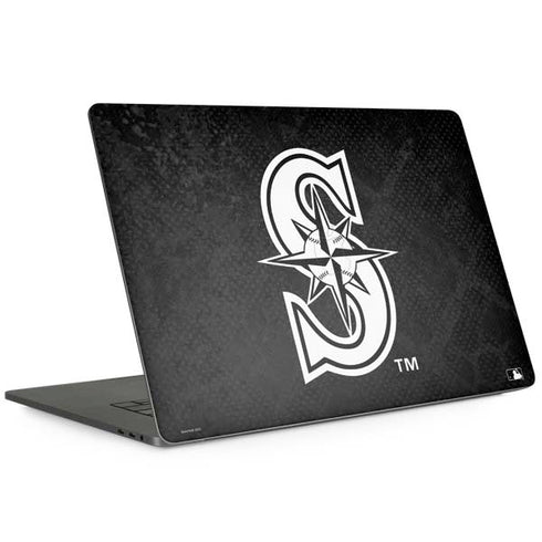 MLB Seattle Mariners Dark Wash MacBook Skins
