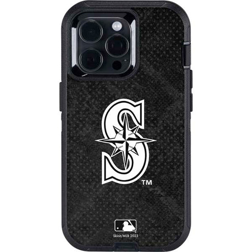 MLB Seattle Mariners Dark Wash Otterbox Defender iPhone Skin