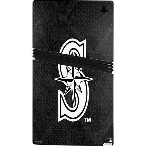 MLB Seattle Mariners Dark Wash PS5 Pro Bundle Skin