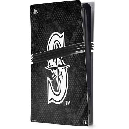 MLB Seattle Mariners Dark Wash PS5 Pro Console Skin