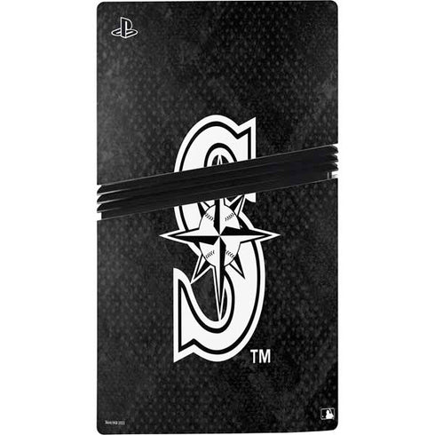 MLB Seattle Mariners Dark Wash PS5 Pro Console Skin