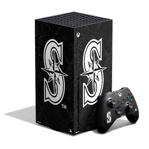 MLB Seattle Mariners Dark Wash XBox Series X Digital Edition Bundle Skin