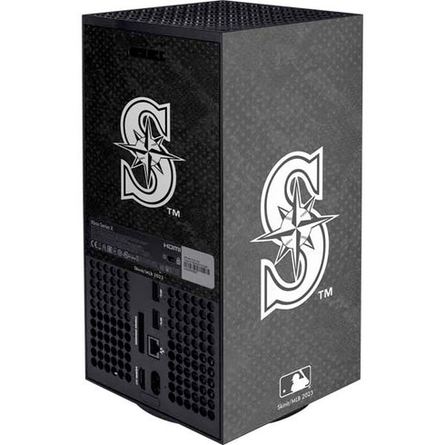 MLB Seattle Mariners Dark Wash XBox Series X Digital Edition Console Skin