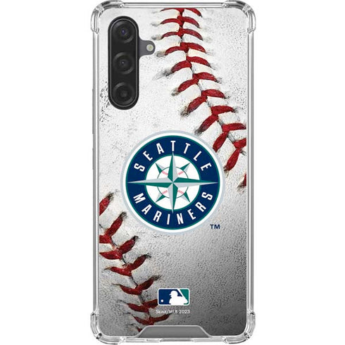 MLB Seattle Mariners Game Ball Galaxy A17 Clear Case