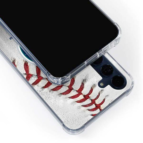 MLB Seattle Mariners Game Ball Galaxy A55 5G Clear Case