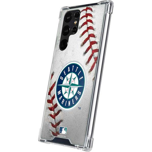 MLB Seattle Mariners Game Ball Galaxy S23 Ultra Clear Case