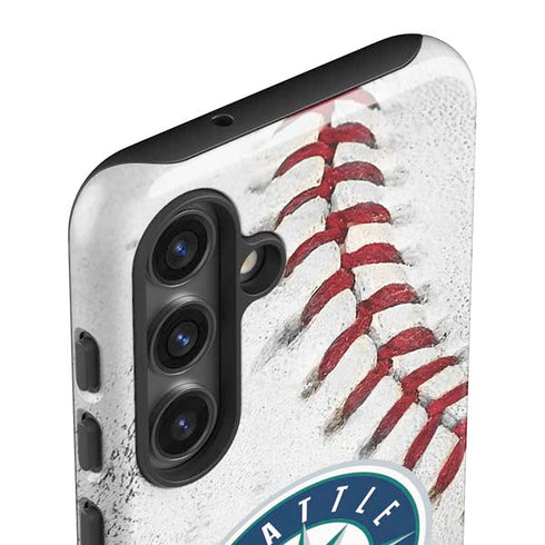MLB Seattle Mariners Game Ball Galaxy S25 Impact Case