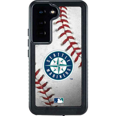 MLB Seattle Mariners Game Ball Galaxy S24 Waterproof Case