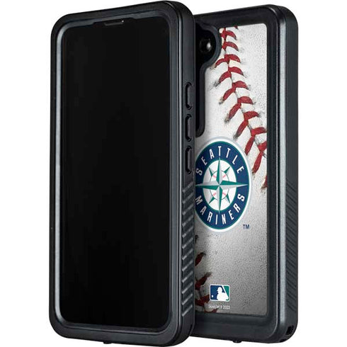 MLB Seattle Mariners Game Ball Galaxy S24 Waterproof Case