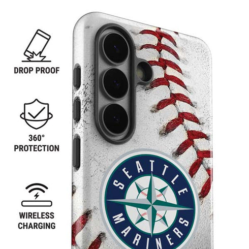 MLB Seattle Mariners Game Ball Galaxy S26 Impact Case