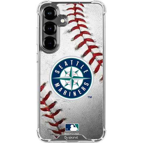 MLB Seattle Mariners Game Ball Galaxy S26 Plus Clear Case