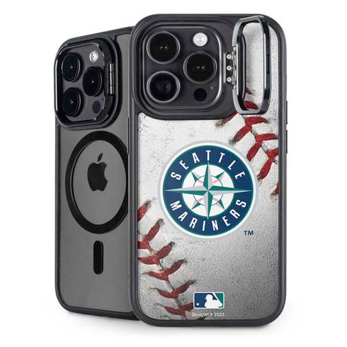 MLB Seattle Mariners Game Ball iPhone 13 Pro Kickstand Case