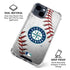 MLB Seattle Mariners Game Ball iPhone 15 Clear Case