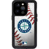 MLB Seattle Mariners Game Ball iPhone 15 Pro Waterproof Case