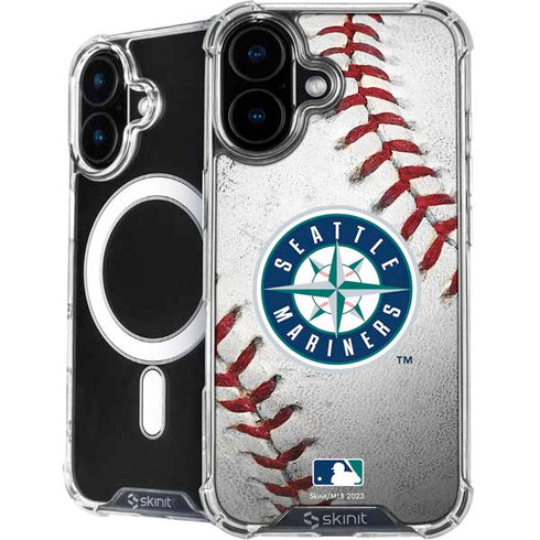 MLB Seattle Mariners Game Ball iPhone 16 MagSafe Case