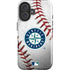 MLB Seattle Mariners Game Ball iPhone 16 Plus Impact Case