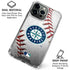 MLB Seattle Mariners Game Ball iPhone 16 Pro Clear Case