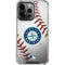 MLB Seattle Mariners Game Ball iPhone 16 Pro Max Clear Case