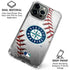 MLB Seattle Mariners Game Ball iPhone 16 Pro Max Clear Case