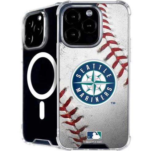 MLB Seattle Mariners Game Ball iPhone 16 Pro Max MagSafe Case