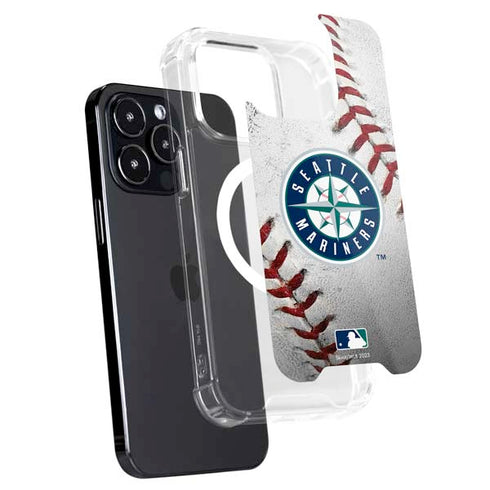 MLB Seattle Mariners Game Ball iPhone 16 Pro Max MagSafe Case