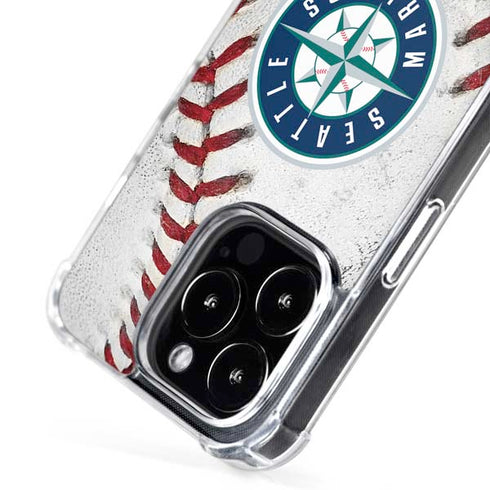 MLB Seattle Mariners Game Ball iPhone 16 Pro Max MagSafe Case