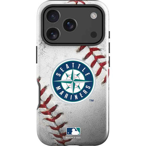 MLB Seattle Mariners Game Ball iPhone 18 Pro Impact Case