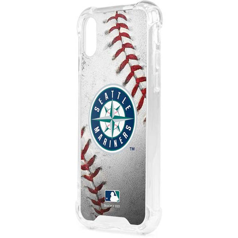 MLB Seattle Mariners Game Ball iPhone XS Clear Case