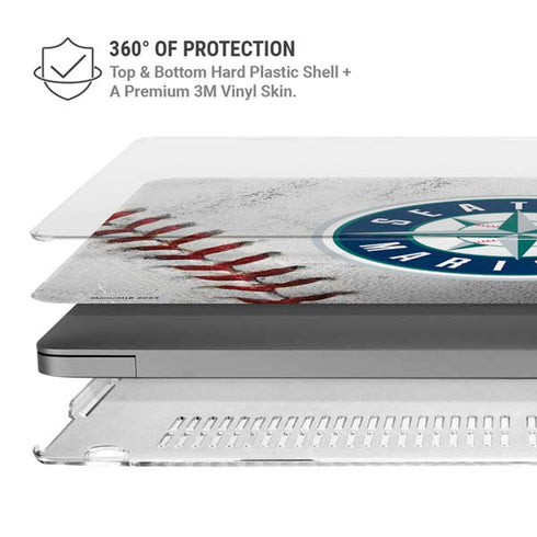 MLB Seattle Mariners Game Ball MacBook Pro 14in (2021-24) Case plus Skin