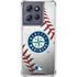 MLB Seattle Mariners Game Ball Moto G 5G (2025) Clear Case