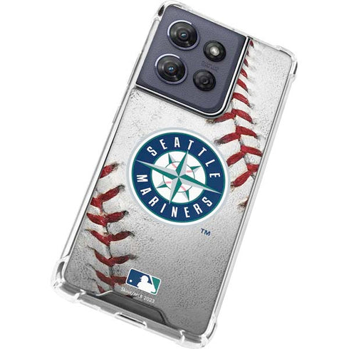 MLB Seattle Mariners Game Ball Moto G 5G (2025) Clear Case